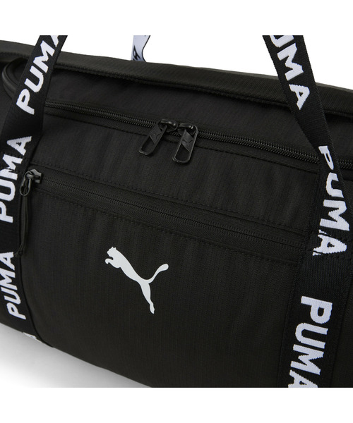 PUMA（プーマ）の「PUMA プーマ ウィメンズ AT ESS バレルバッグ 28.5L AT ESS Barrel Bag（ショルダーバッグ・レディース・ブラック/ライトカーキ・フリー）」の6枚目の写真