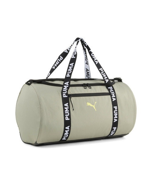 PUMA（プーマ）の「PUMA プーマ ウィメンズ AT ESS バレルバッグ 28.5L AT ESS Barrel Bag（ショルダーバッグ・レディース・ブラック/ライトカーキ・フリー）」の5枚目の写真