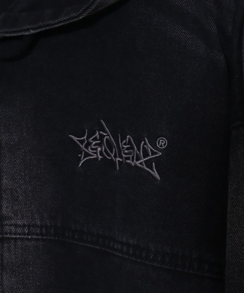SEQUENZ(シークエンズ)の「【SEQUENZ/シークエンズ】WASHED DENIM ZIPHOODIE(ブルゾン・レディース・ブラック/ブラウン/パープル系その他/ネイビー・M/L)」の10枚目の写真