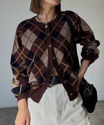 PAGEBOY | ループアーガイルカーディガン(カーディガン/ボレロ)