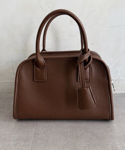 Chez toi（シェトワ）の「チャーム付き2WAYミニボストン（ボストンバッグ・レディース・ブラウン/シルバー/ブラック・FREE）」の13枚目の写真