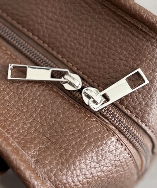 Chez toi（シェトワ）の「チャーム付き2WAYミニボストン（ボストンバッグ・レディース・ブラウン/シルバー/ブラック・FREE）」の16枚目の写真