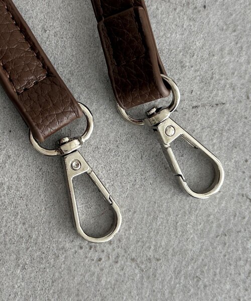 Chez toi（シェトワ）の「チャーム付き2WAYミニボストン（ボストンバッグ・レディース・ブラウン/シルバー/ブラック・FREE）」の22枚目の写真