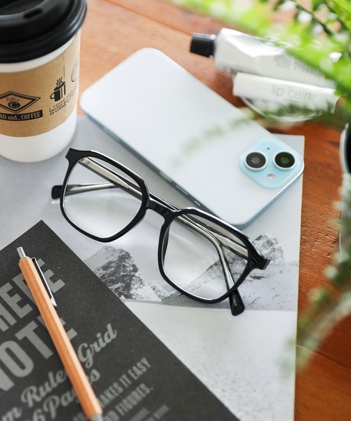 niko and...（ニコアンド）の「オリジナルBIG伊達メガネ（メガネ・レディース・ブラック/ブラウン・FREE）」の2枚目の写真