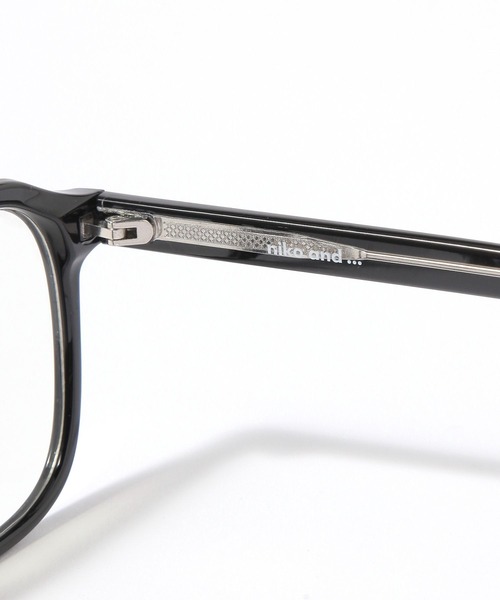 niko and...（ニコアンド）の「オリジナルBIG伊達メガネ（メガネ・レディース・ブラック/ブラウン・FREE）」の8枚目の写真