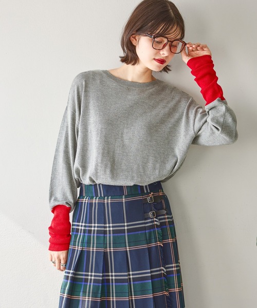 niko and...（ニコアンド）の「オリジナルBIG伊達メガネ（メガネ・レディース・ブラック/ブラウン・FREE）」の18枚目の写真