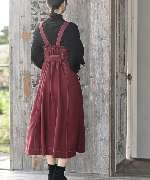 チェックプリーツ切替ジャンドレ（ジャンパースカート）｜rps（アール