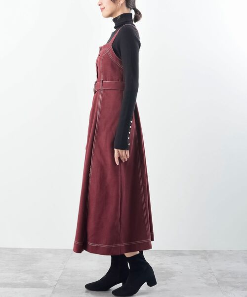 チェックプリーツ切替ジャンドレ（ジャンパースカート）｜rps（アール