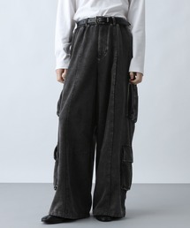 HARE | 【SET UP対応】ピグメントスウェットカーゴパンツ(HARE)(スウェットパンツ)