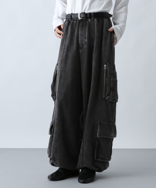 【新品未使用品】HARE ピグメント スウェット カーゴ パンツ ハレ M SET UP対応】ピグメントスウェットカーゴパンツ(HARE)（スウェット