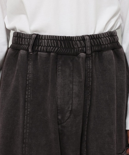 HARE（ハレ）の「【SET UP対応】ピグメントスウェットカーゴパンツ(HARE)（スウェットパンツ・メンズ・ブラウン/ブラック・SMALL/MEDIUM）」の7枚目の写真