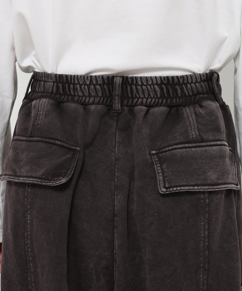 HARE（ハレ）の「【SET UP対応】ピグメントスウェットカーゴパンツ(HARE)（スウェットパンツ・メンズ・ブラウン/ブラック・SMALL/MEDIUM）」の11枚目の写真