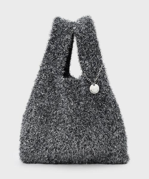 OPAQUE.CLIP（オペークドットクリップ）の「メタルチャーム付きラメニットバッグ（トートバッグ・レディース・ゴールド/ブラック/ブラウン系その他/シルバー系その他・00）」の14枚目の写真