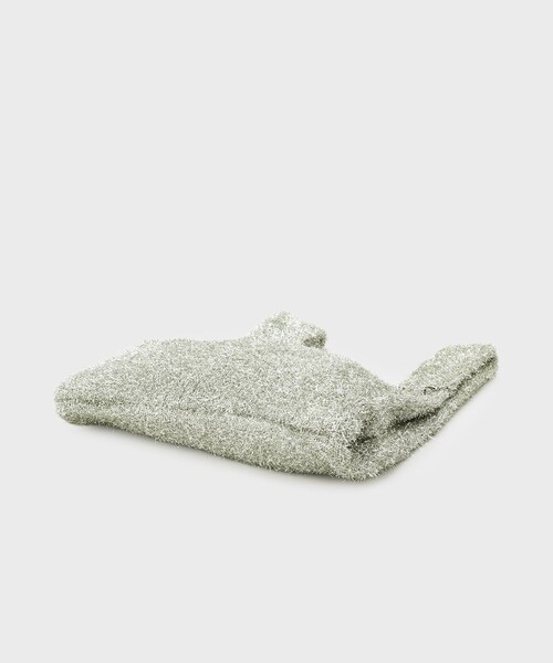 OPAQUE.CLIP（オペークドットクリップ）の「メタルチャーム付きラメニットバッグ（トートバッグ・レディース・ゴールド/ブラック/ブラウン系その他/シルバー系その他・00）」の19枚目の写真