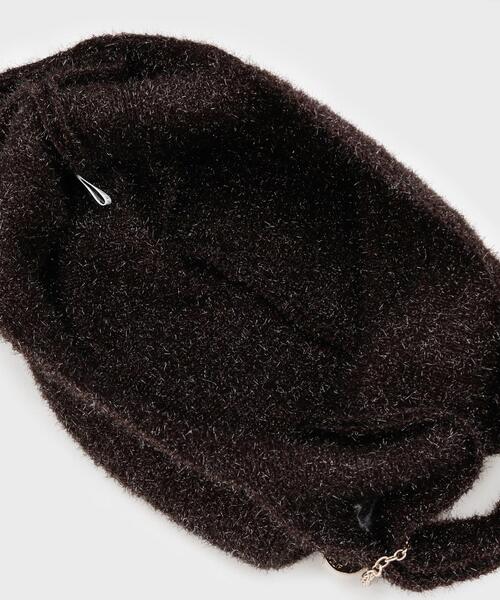 OPAQUE.CLIP（オペークドットクリップ）の「メタルチャーム付きラメニットバッグ（トートバッグ・レディース・ゴールド/ブラック/ブラウン系その他/シルバー系その他・00）」の22枚目の写真