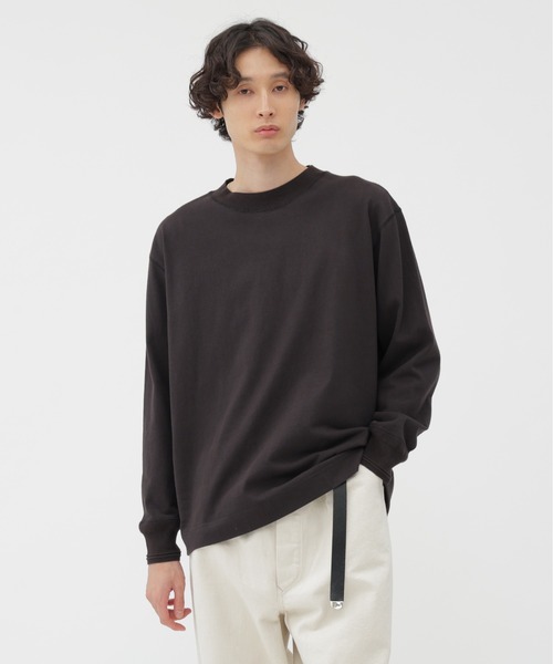 MHL.（エムエイチエル）の「LIGHT DENSED COTTON JERSEY TOP（Tシャツ/カットソー・メンズ・ホワイト系その他3/グリーン系その他7/グレー系その他4・LARGE/MEDIUM）」の3枚目の写真