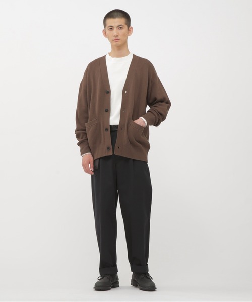 MHL.（エムエイチエル）の「LIGHT DENSED COTTON JERSEY TOP（Tシャツ/カットソー・メンズ・ホワイト系その他3/グリーン系その他7/グレー系その他4・LARGE/MEDIUM）」の6枚目の写真