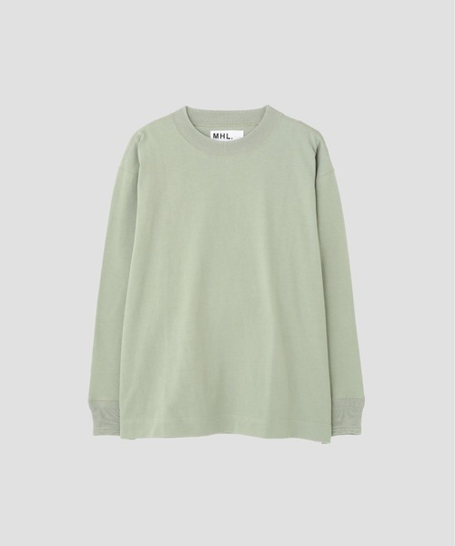 MHL.（エムエイチエル）の「LIGHT DENSED COTTON JERSEY TOP（Tシャツ/カットソー・メンズ・ホワイト系その他3/グリーン系その他7/グレー系その他4・LARGE/MEDIUM）」の17枚目の写真