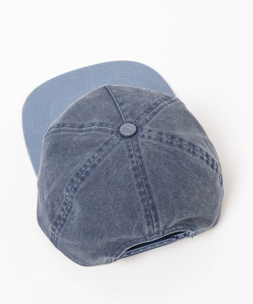 FRUIT OF THE LOOM（フルーツオブザルーム）の「FRUIT OF THE LOOM ピグメントCAP（キャップ・レディース・アイボリー/ブルー/ブラック・FREE）」の9枚目の写真