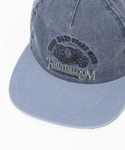 FRUIT OF THE LOOM（フルーツオブザルーム）の「FRUIT OF THE LOOM ピグメントCAP（キャップ・レディース・アイボリー/ブルー/ブラック・FREE）」の11枚目の写真