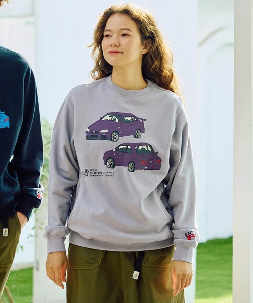 DIASPORA Motarグレー トレーナー DIASPORA Motarグレー トレーナー