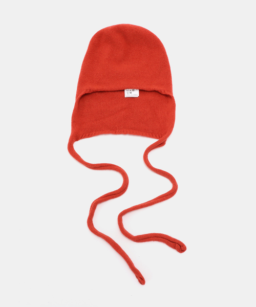 IENA（イエナ）の「BASERANGE/ベースレンジ TIER HOOD ニット帽（ニットキャップ/ビーニー・レディース・レッド・FREE）」の3枚目の写真