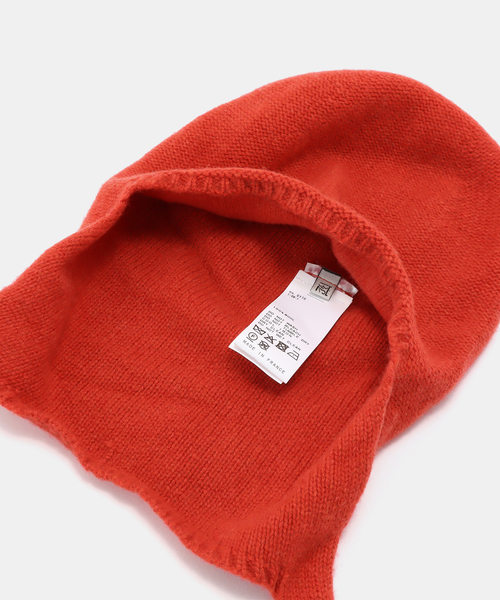 IENA（イエナ）の「BASERANGE/ベースレンジ TIER HOOD ニット帽（ニットキャップ/ビーニー・レディース・レッド・FREE）」の4枚目の写真