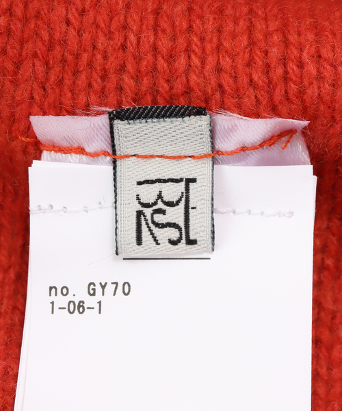 IENA（イエナ）の「BASERANGE/ベースレンジ TIER HOOD ニット帽（ニットキャップ/ビーニー・レディース・レッド・FREE）」の5枚目の写真