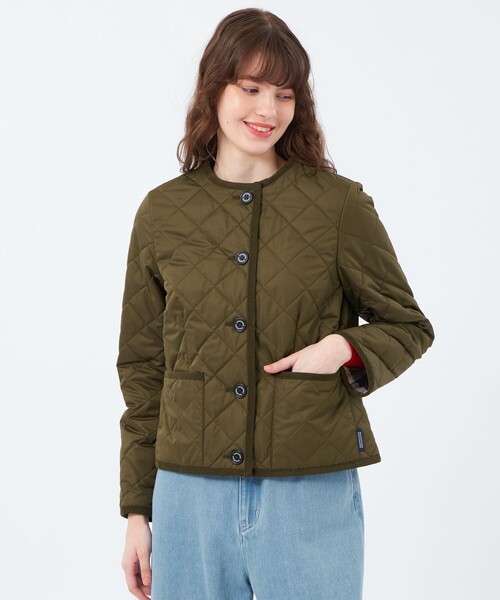 セール】【ROYTON（ロイトン）】キルティング（ノーカラーコート