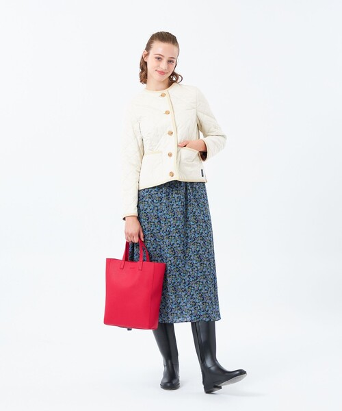MACKINTOSH PHILOSOPHY（ﾏｯｷﾝﾄｯｼｭ ﾌｨﾛｿﾌｨｰ）の「【ROYTON（ロイトン）】キルティング（ノーカラーコート・レディース・ホワイト系その他/カーキ/ダークネイビー・36/40/38）」の16枚目の写真