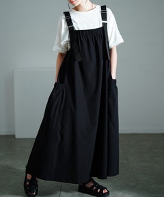 MARIHA BEAMS 春の花のドレス ワンピース　ブラック　半袖　マリハ 64260591169_C_2.jpg