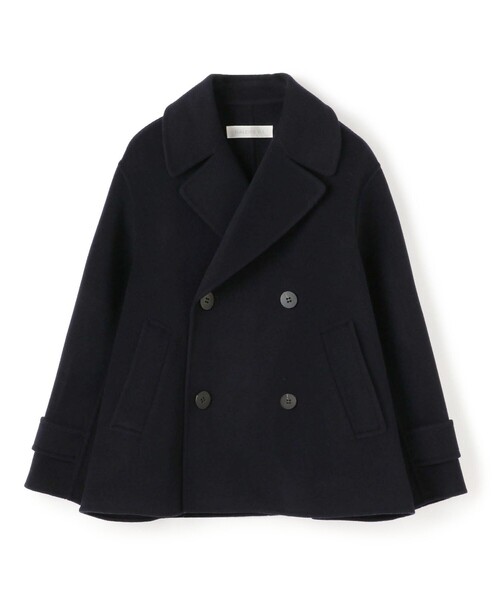 ギャルリーヴィー メルトンピーコート WEB先行予約】ウールカシミヤダブルフェイス Pコート