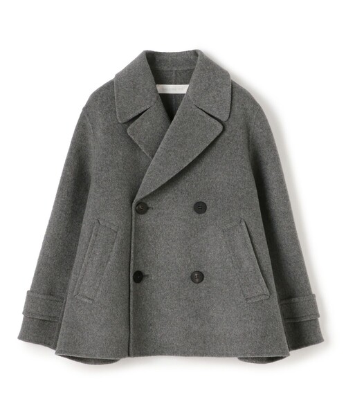 WEB先行予約】ウールカシミヤダブルフェイス Pコート