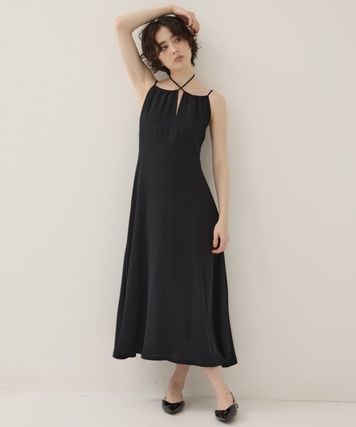 EMILY ODA(エミリーオダ)の「【EMILYODA/エミリーオダ】Halter Neck Dress/ホルターネックドレス(ワンピース・レディース・ブラック・1)」の15枚目の写真