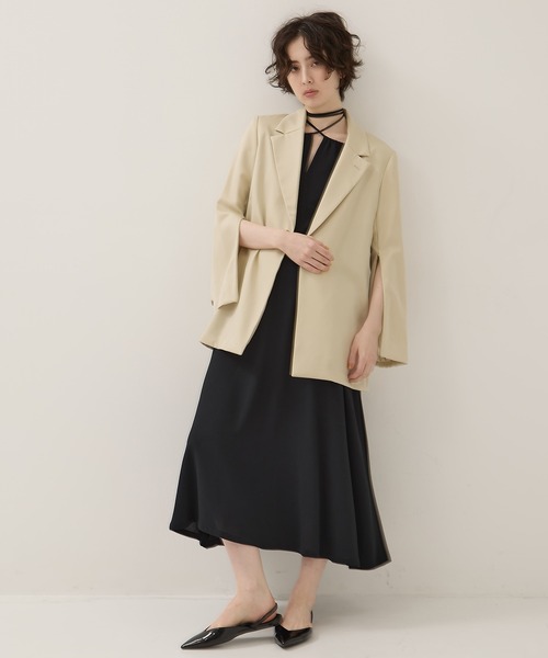 EMILY ODA(エミリーオダ)の「【EMILYODA/エミリーオダ】Halter Neck Dress/ホルターネックドレス(ワンピース・レディース・ブラック・1)」の18枚目の写真