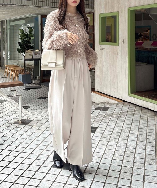 セール】【INGNI SOELA】ハイウエストリボンパンツ／WEB限定（その他