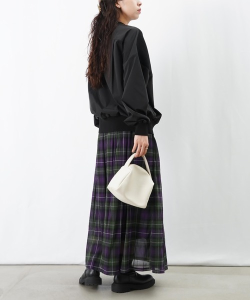 LUCA/LADY LUCK LUCA(ルカ/レディラックルカ)の「LC/LLL ドッキングニットブルゾン(ブルゾン・レディース・カーキ/ブラック・FREE)」の22枚目の写真