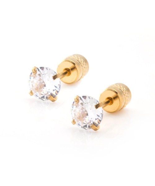 Cream dot.（クリームドット）の「【サージカルステンレス】ネジロック式キャッチのステンレス製ピアス（ピアス（両耳用）・レディース・ベージュ系その他/ベージュ/ゴールド/シルバー系その他/ゴールド系その他/シルバー・#2/#3/#4/#5/#6）」の10枚目の写真