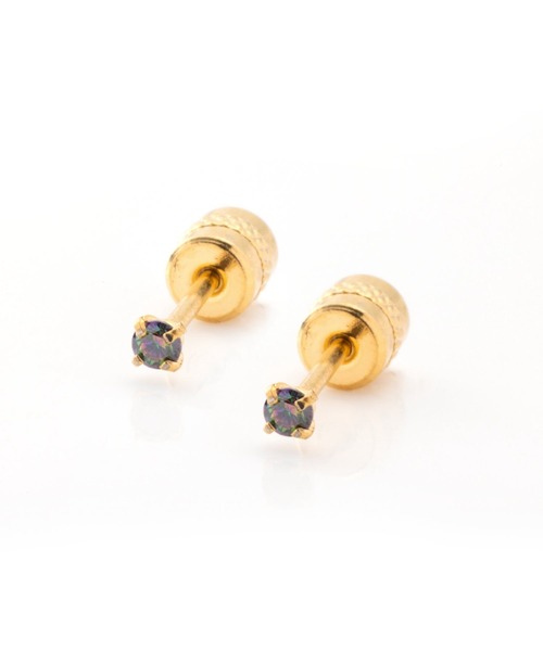 Cream dot.（クリームドット）の「【サージカルステンレス】ネジロック式キャッチのステンレス製ピアス（ピアス（両耳用）・レディース・ベージュ系その他/ベージュ/ゴールド/シルバー系その他/ゴールド系その他/シルバー・#2/#3/#4/#5/#6）」の12枚目の写真