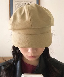 DAY CLOSET（デイ クローゼット）の「【UV対策/小顔効果/サイズ調節可/頭周り56-58cm】クラシカル 微起毛 キャスケット レディース（キャスケット）」