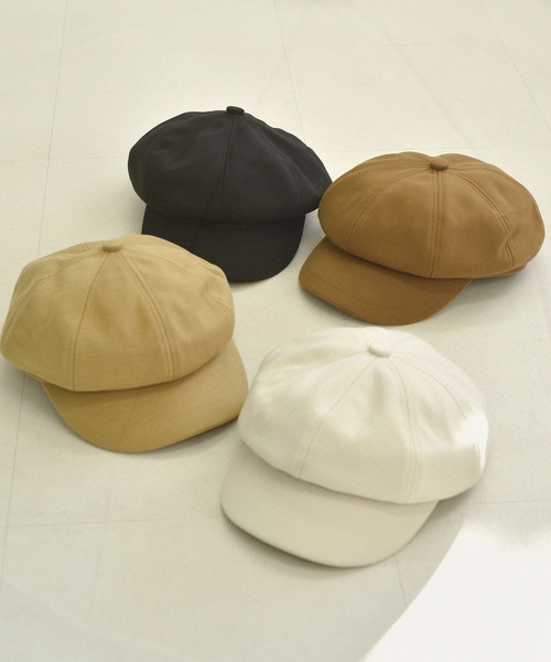 DAY CLOSET（デイ クローゼット）の「【UV対策/小顔効果/サイズ調節可/頭周り56-58cm】クラシカル 微起毛 キャスケット レディース（キャスケット・レディース・ホワイト/ベージュ系その他/ブラウン/ブラック・ONE SIZE）」の18枚目の写真