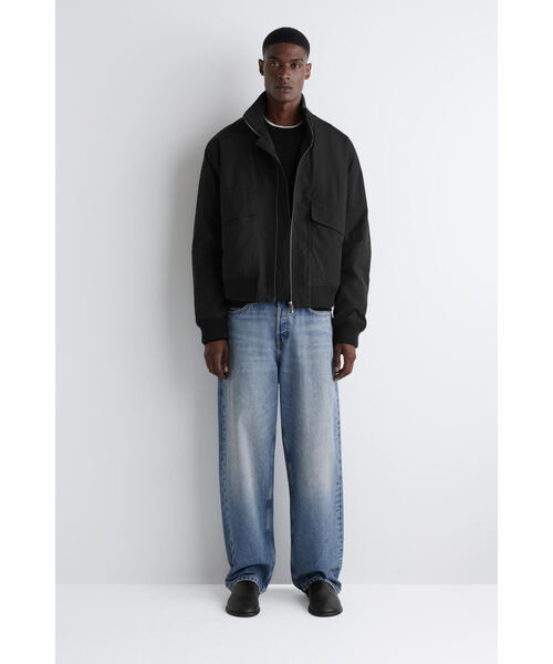 パッド入り綿フライトジャケット（ブルゾン）｜COS（コス）の