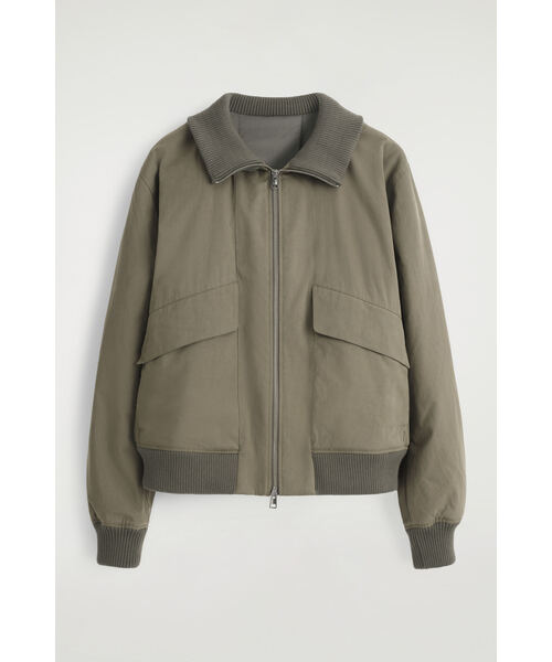 COS フライトジャケット パッド入り綿フライトジャケット（ブルゾン）｜COS（コス）の