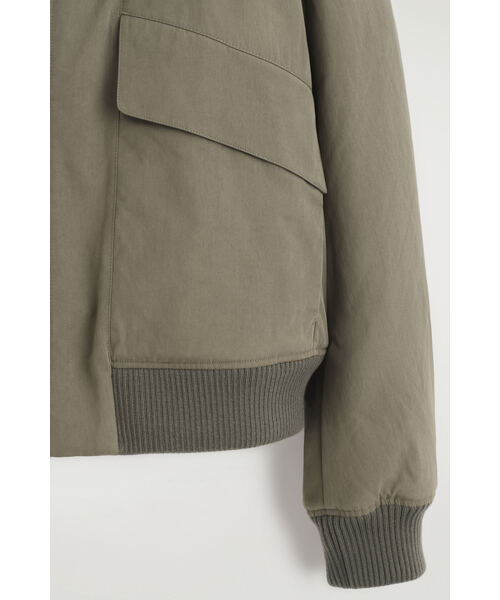 COS フライトジャケット SUEDE FLIGHT JACKET スエードフライトジャケット ネイビー｜COS コス