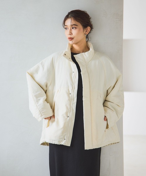 セール】スタンドカラーミドルコート[プチサイズあり]（その他アウター