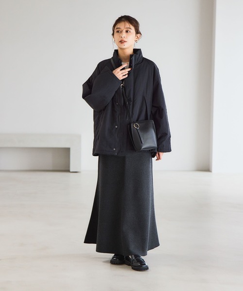 スタンドカラーミドルコート[プチサイズあり]（その他アウター