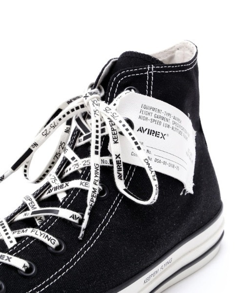 AVIREX(アヴィレックス)の「AVIREX × CONVERSE ALL STAR HI(スニーカー・メンズ・ブラック・25.0cm/26.0cm/27.0cm/28.0cm)」の8枚目の写真