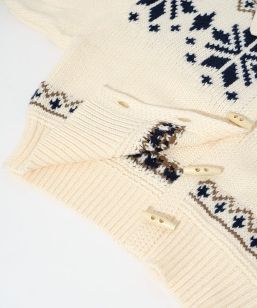 flower（フラワー）の「スノーフレークカーディガン（カーディガン/ボレロ・レディース・ブラウン/アイボリー・FREE）」の13枚目の写真
