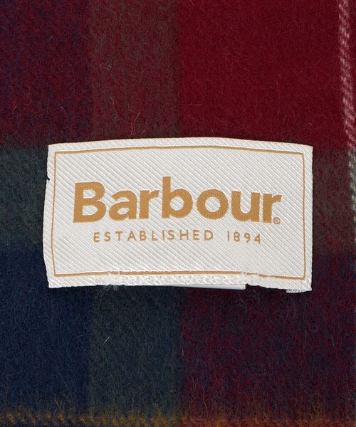 Barbour(バブアー)の「【国内EXCLUSIVE】<Barbour>タータンチェック マフラー(マフラー・レディース・ベージュ/レッド/オリーブ・FREE)」の10枚目の写真
