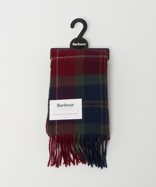 Barbour(バブアー)の「【国内EXCLUSIVE】<Barbour>タータンチェック マフラー(マフラー・レディース・ベージュ/レッド/オリーブ・FREE)」の12枚目の写真